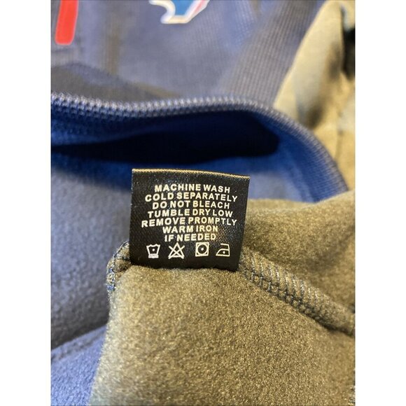 NWT Houston Texans Waffle Knit Quarter Zip Pullover Mens NFL Team Apparel Unisex - Picture 10 of 10